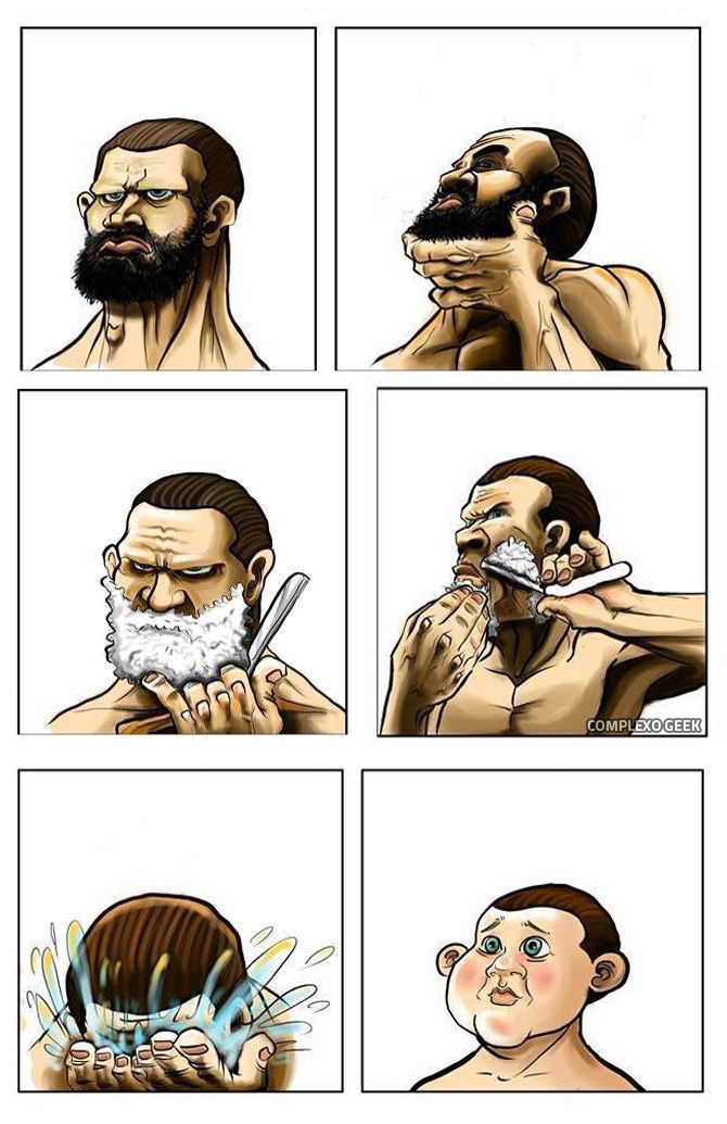 0 a barba