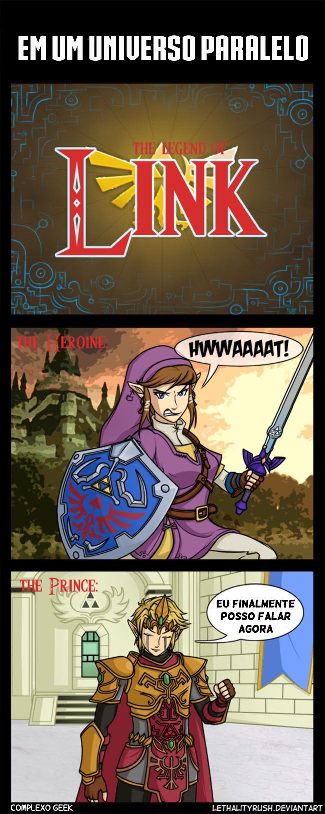 4 zelda universo paralelo