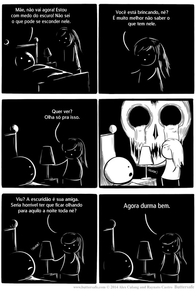 0 nao ter medo do escuro